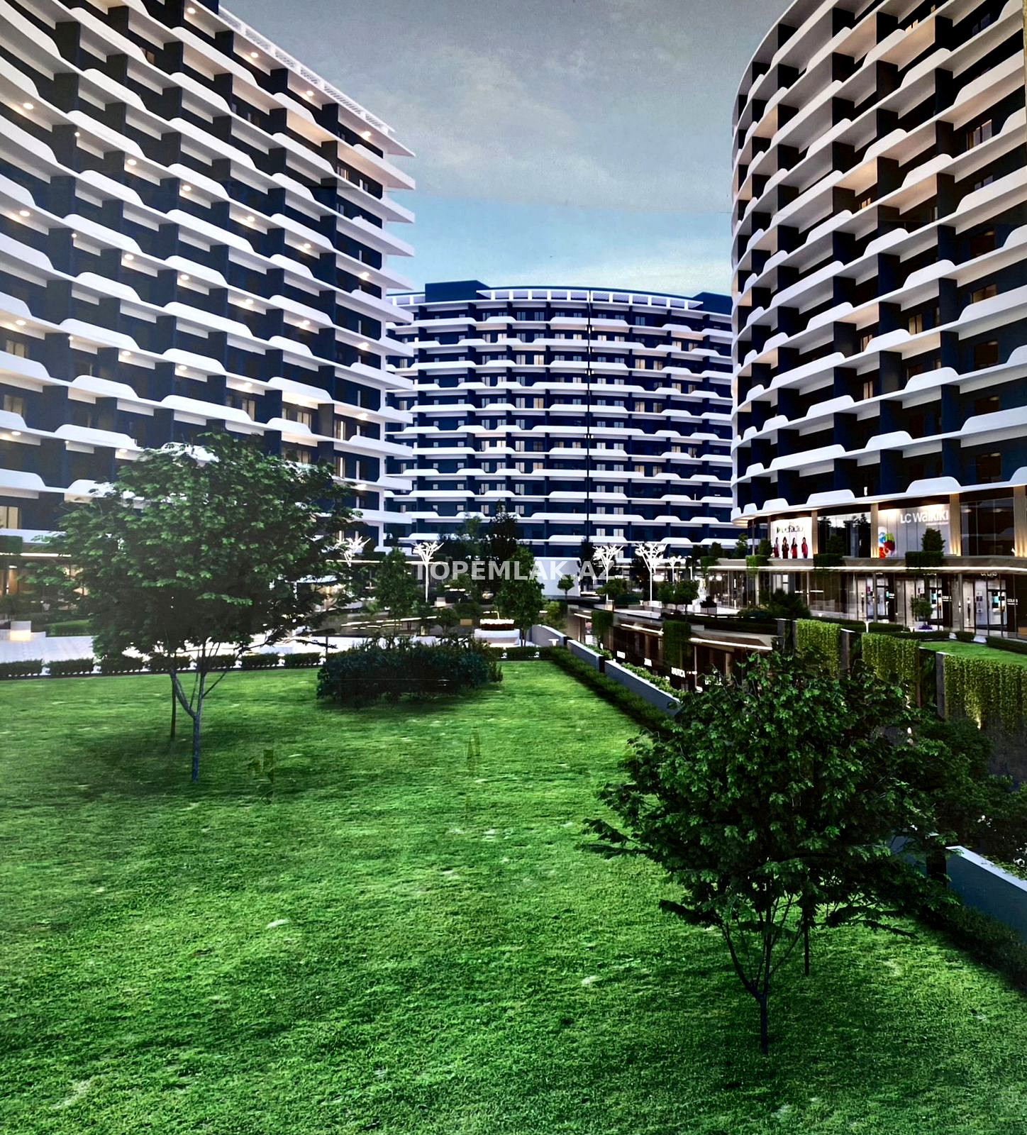 Greenville Residencedə təmirsiz mənzil satılır